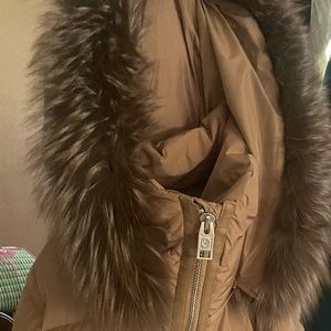 Series by Nicole Benisti w real fox fur Hood. Size medium. Worn several times
